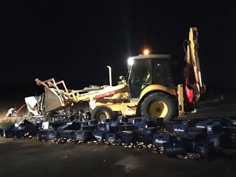 Un fallecido y un herido grave tras el choque frontal de dos camiones en la N-301 en Mota del Cuervo - imagen 1