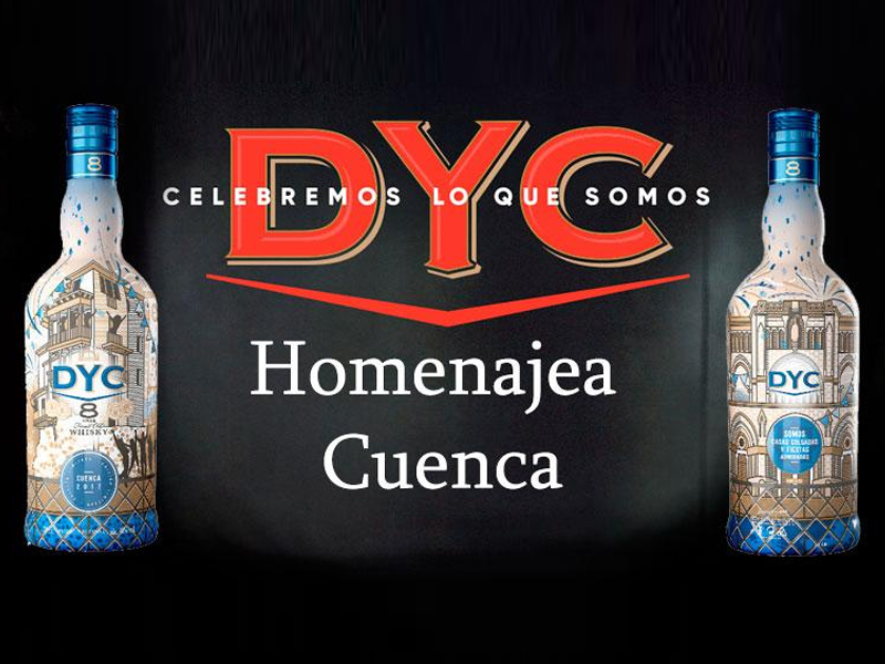 Whisky Dyc lanza una botella inspirada en Cuenca con el lema 'Somos Casas Colgadas y fiestas admiradas' - imagen 1