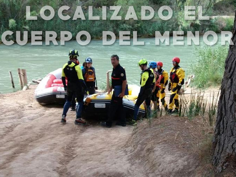 Localizan el cuerpo del menor desaparecido en el río Cabriel - imagen 1