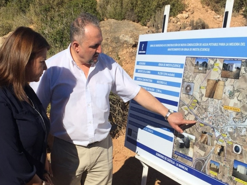 Graja de Iniesta cuenta con una nueva conducción de agua potable para solventar sus problemas de abastecimiento - imagen 1