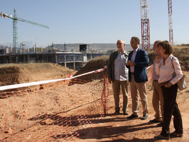 Comienzan a levantarse los pilares del edificio principal del futuro hospital de Cuenca - imagen 1