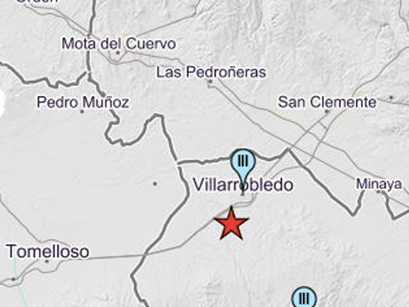 Un terremoto registrado en Villarrobledo se deja notar en "los edificios de altura" de San Clemente - imagen 1