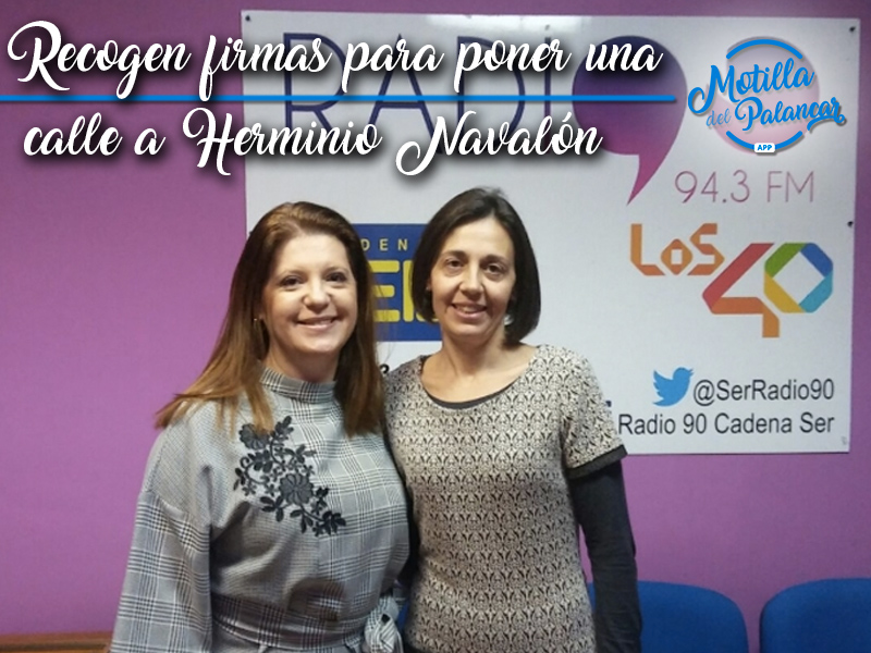 Un grupo de trabajadores de NAGARES recoge firmas para poner una calle a Herminio Navalón - imagen 1