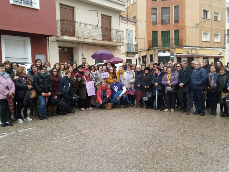 Centenares de mujeres de toda la Manchuela salen a la calle para apoyar este 8 de marzo - imagen 1