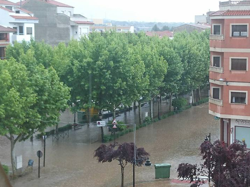 Evalúan los destrozos ocasionados por la lluvia en Motilla y Villares del Saz, Cuenca - imagen 1
