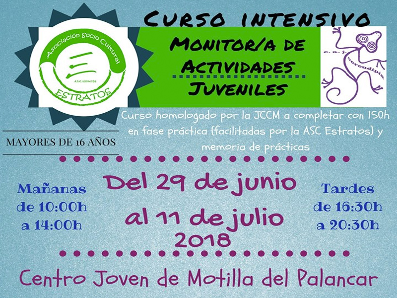 Curso intensivo de Monitor/a de actividades juveniles en Motilla del Palancar - imagen 1