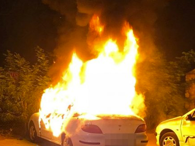 Incendio coches albacete