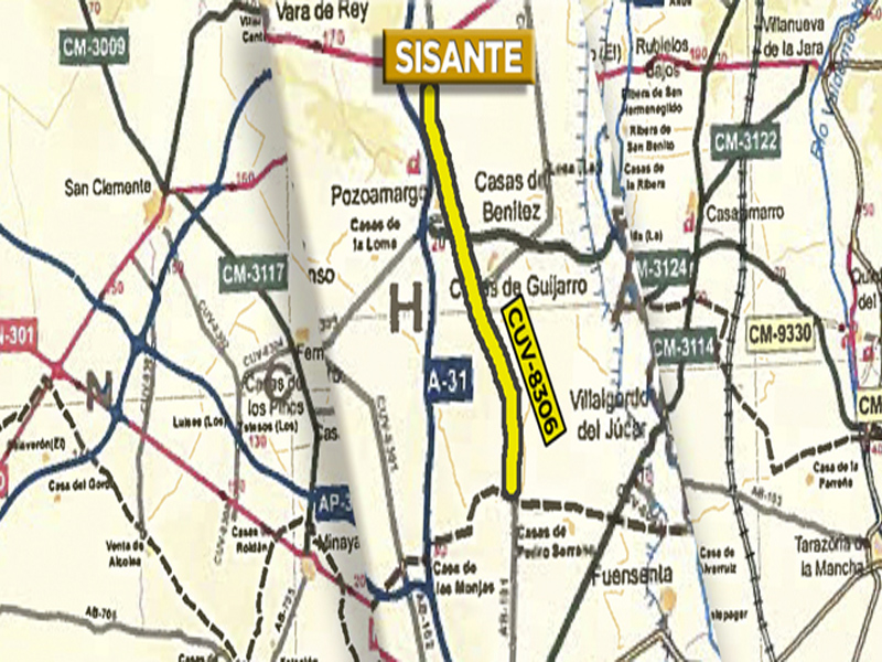 Comienza la contratación para el arreglo de la carretera de Sisante - imagen 1