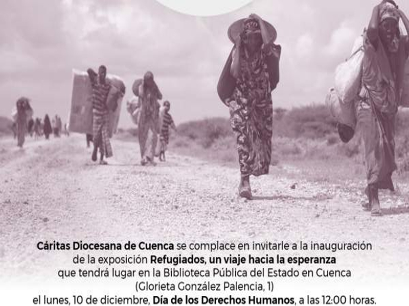 Cáritas Cuenca conmemora el Día de los Derechos Humanos con la exposición 'Refugiados, un viaje hacia la esperanza' - imagen 1