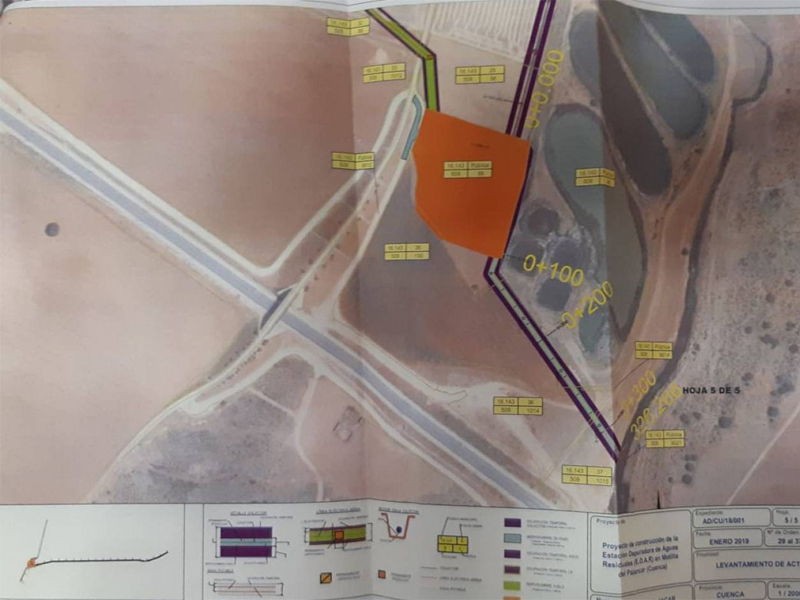 La Junta reúne a los propietarios de las fincas donde se ubicará la nueva depuradora de Motilla - imagen 1