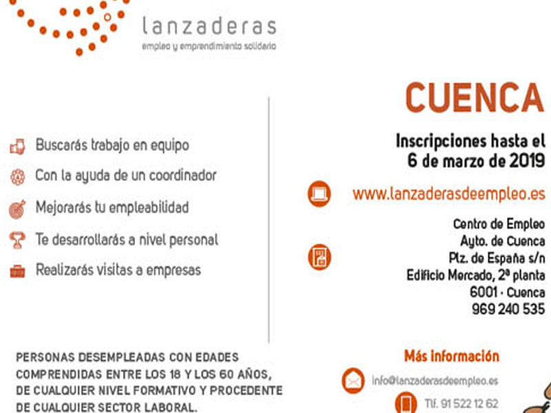 Una nueva Lanzadera de Empleo comenzará a funcionar en marzo - imagen 1
