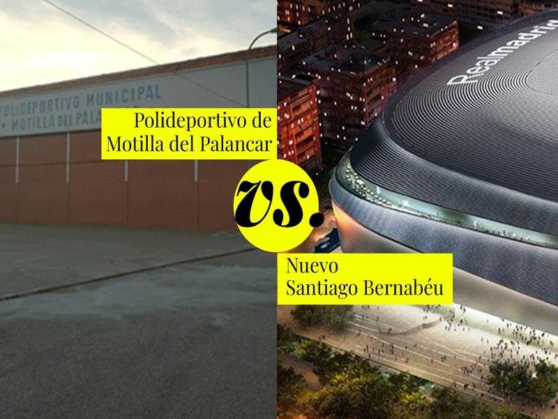 HUMOR | Comparativa: Nuevo Santiago Bernabéu vs Pabellón Municipal de Motilla del Palancar - imagen 1