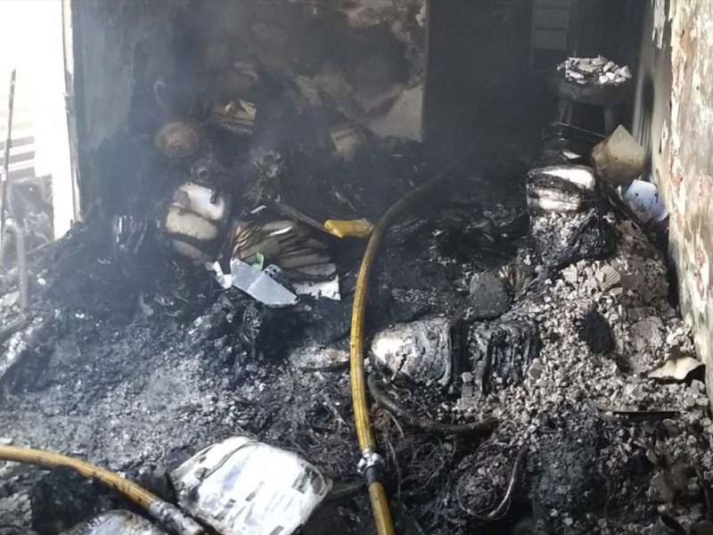 Incendio la parrilla