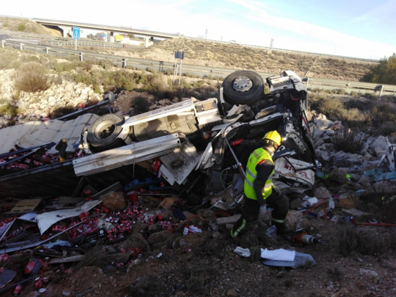 Accidente camion