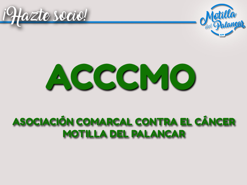 ¡Hazte socio de la Asociación Comarcal Contra el Cáncer de Motilla del Palancar! - imagen 1