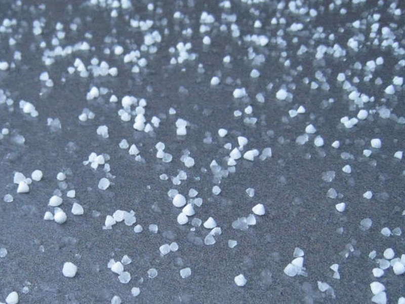 Una tormenta de lluvia y granizo deja 34 litros por metro cuadrado en Cuenca - imagen 1