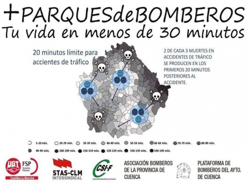 Los bomberos se manifiestan este jueves por un servicio de calidad - imagen 1