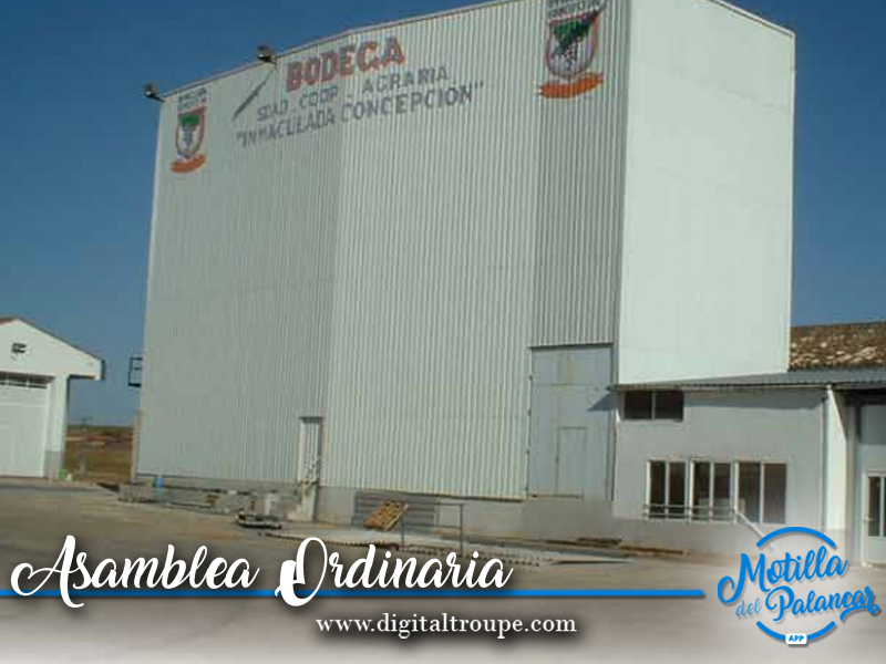 Asamblea General Ordinaria | COOPERATIVA INMACULADA CONCEPCIÓN DE MOTILLA DEL PALANCAR - imagen 1