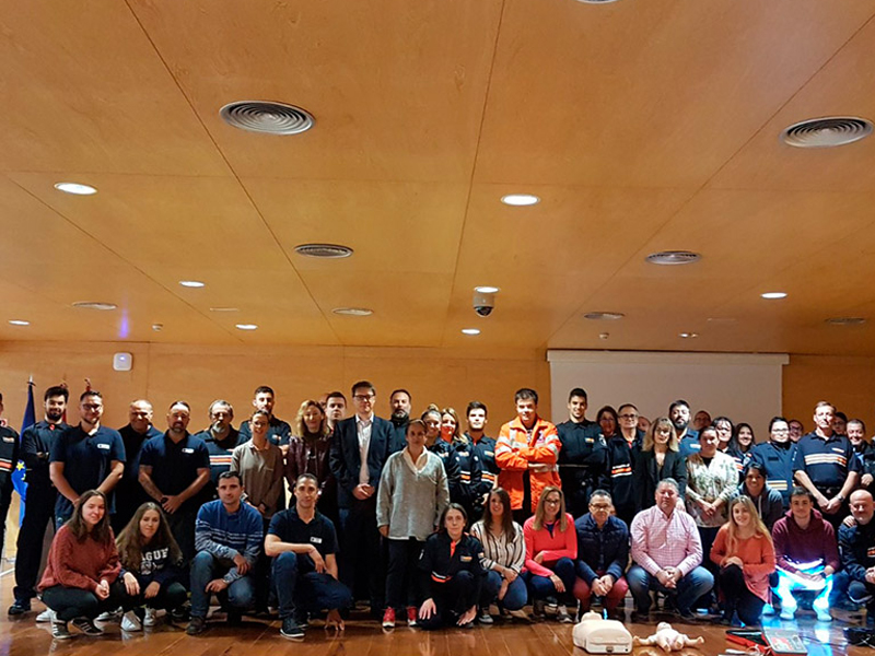 Voluntarios de Protección Civil de la Manchuela se forman en el XVII Curso Básico - imagen 1