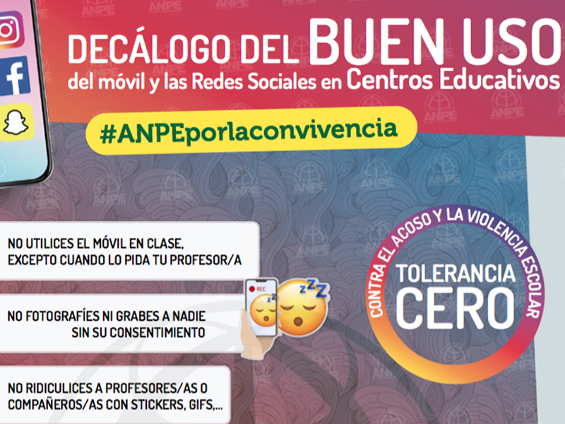 ANPE lanza una campaña sobre el buen uso del móvil y las redes sociales - imagen 1