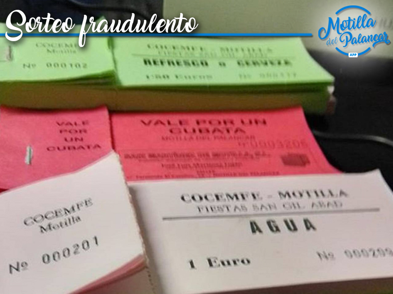 COCEMFE Motilla avisa de venta fraudulenta de tiques de bebida en su nombre - imagen 1