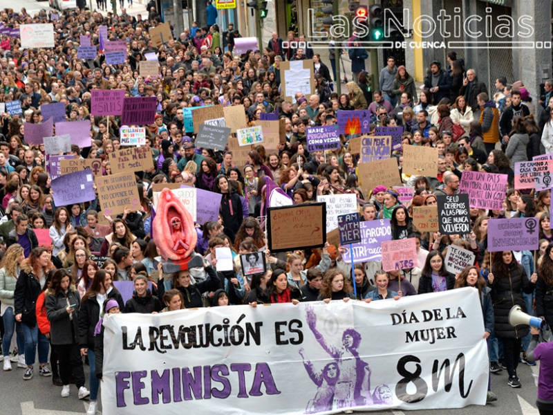 Cuenca se echa a la calle con motivo del 8M - imagen 1