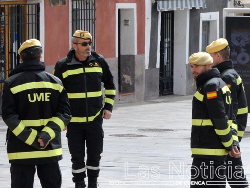 La UME reforzará las tareas de desinfección en Quintanar del Rey - imagen 1