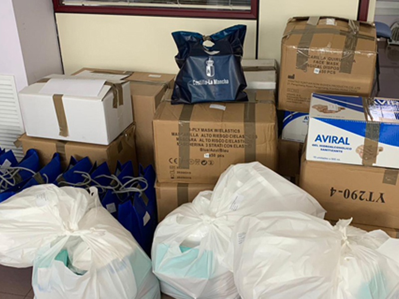 Junta y Diputación reparten más de 95.000 elementos protectores para toda la provincia - imagen 1