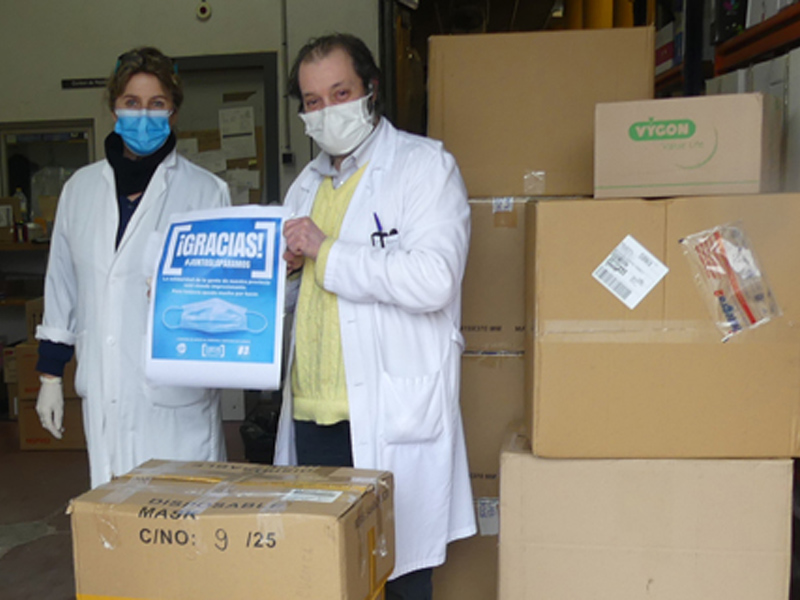 CEOE, Autoprima y Autozeta donan 5.000 mascarillas al 'Virgen de la Luz' - imagen 1