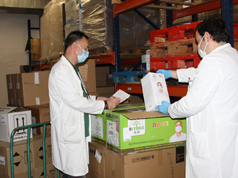 El área de Salud de Cuenca ha recibido otros 2.000 test rápidos y más de 13.000 artículos de protección - imagen 1