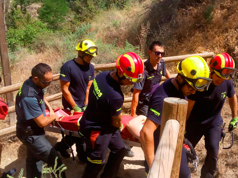 Herido un joven de 25 años tras sufrir un accidente en las Chorreras del Cabriel - imagen 1