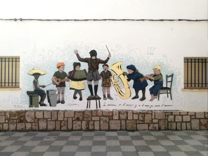 Motilla del Palancar, referente del arte urbano en la comarca - imagen 1