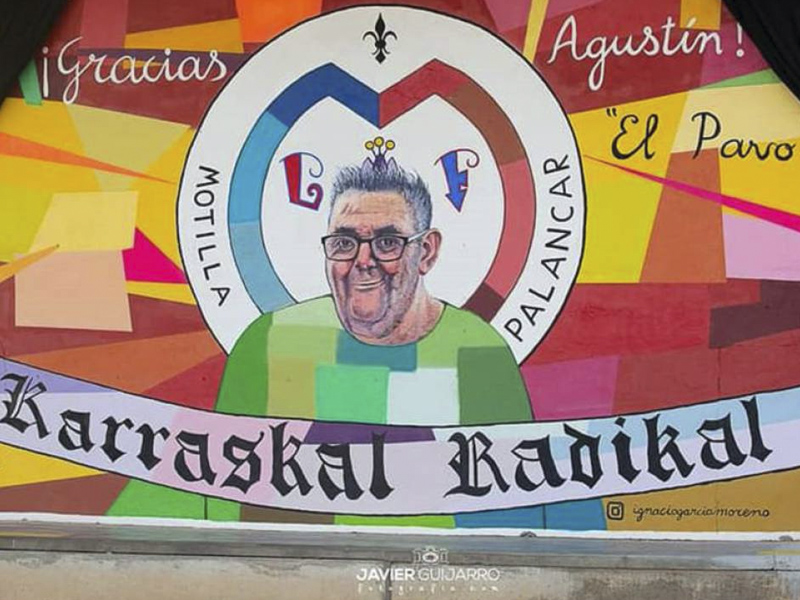 El Carrascal cuenta desde este fin de semana con un mural homenaje a "El Pavo" - imagen 1