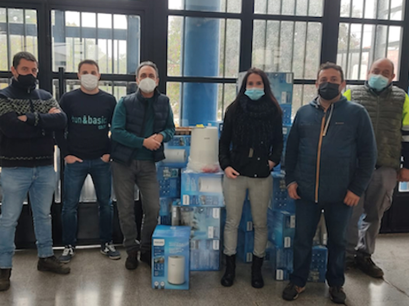 El Ayuntamiento adquiere 94 purificadores de aire para los centros educativos de Quintanar - imagen 1