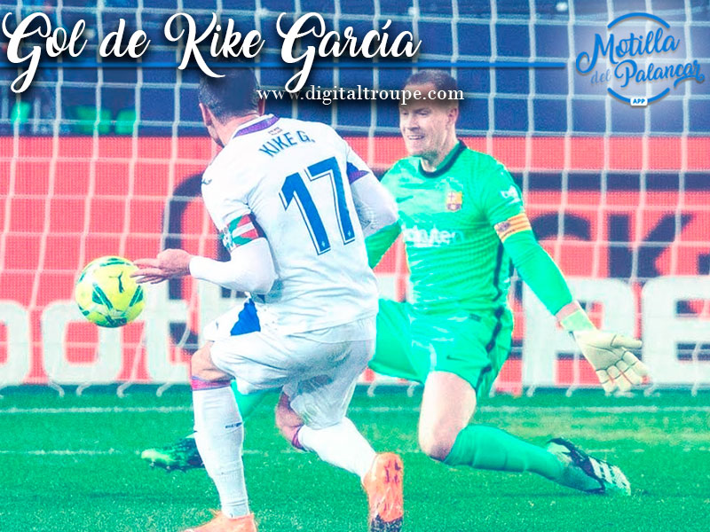 Kike García anota su quinto gol en liga ante el Barcelona - imagen 1