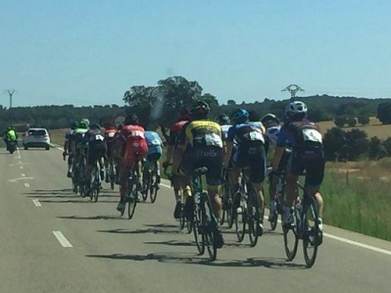 Carrera ciclista motilla