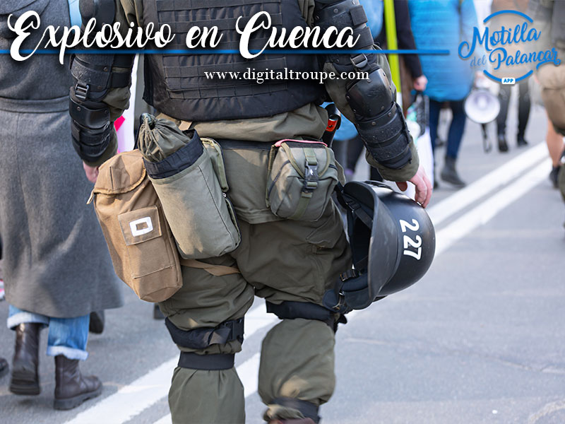 Los TEDAX detonan la granada encontrada en Cuenca - imagen 1