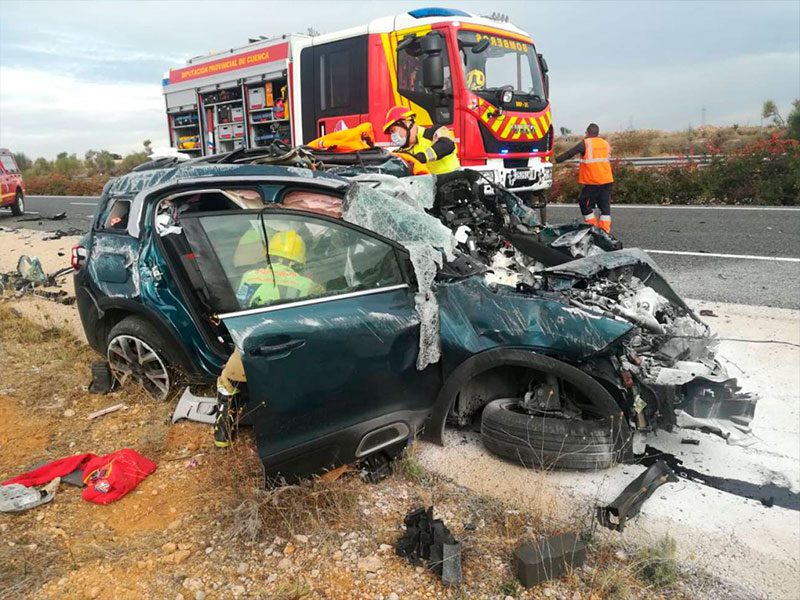 Grave accidente en la A-3 a la altura de El Peral - imagen 1