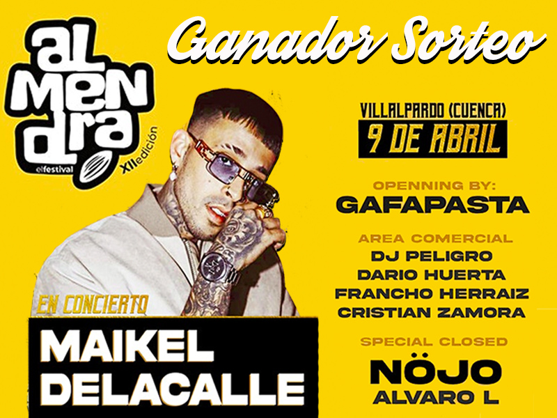 GANADOR/A SORTEO | 2 Entradas para el Festival de la Almendra - imagen 1