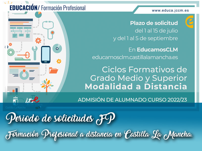 Periodo de solicitudes Formación Profesional a distancia - imagen 1