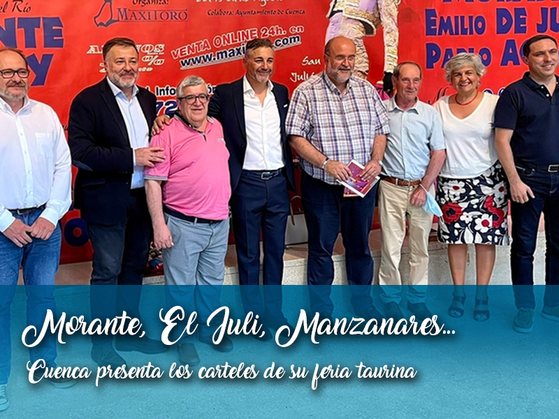 Cuenca presenta los carteles de su feria taurina: tres corridas con figuras y una de rejones - imagen 1