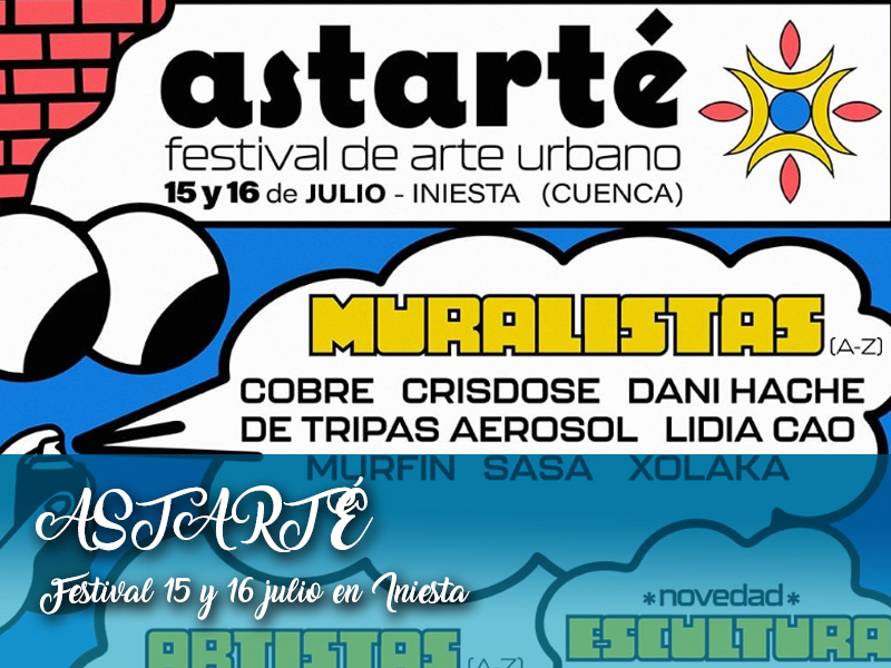No te pierdas el Festival de Arte Urbano de Iniesta - imagen 1