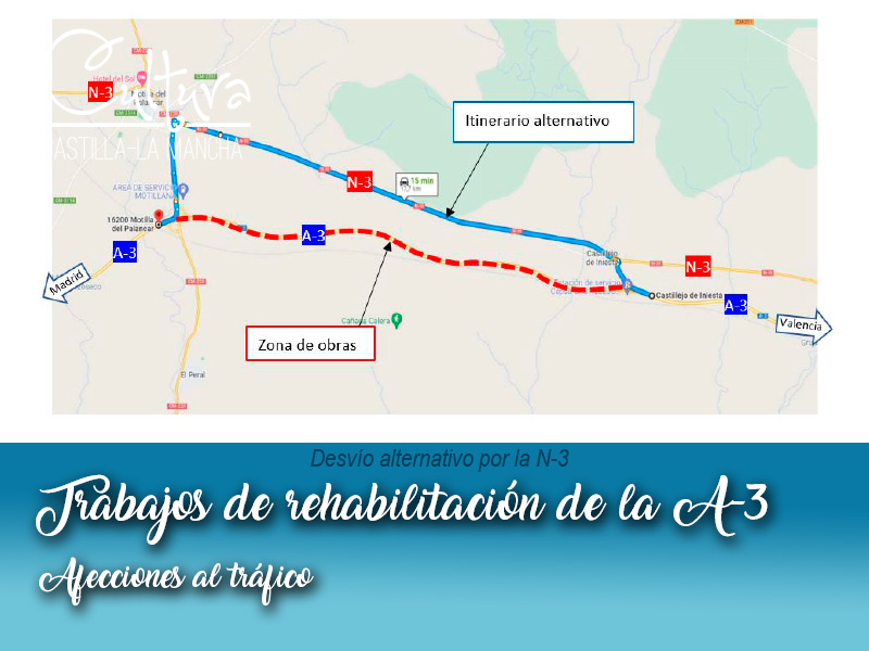 Trabajos de rehabilitación de la A-3 - imagen 1