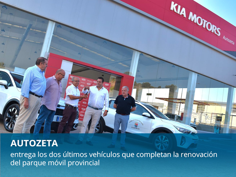 AUTOZETA entrega los dos últimos vehículos que completan la renovación del parque móvil provincial  - imagen 1