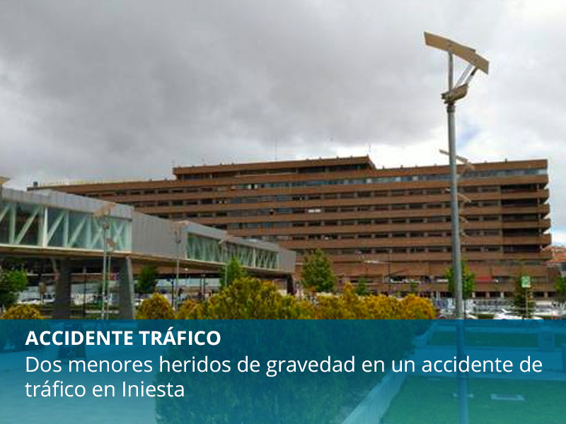 Dos menores heridos de gravedad en un accidente de tráfico en Iniesta - imagen 1