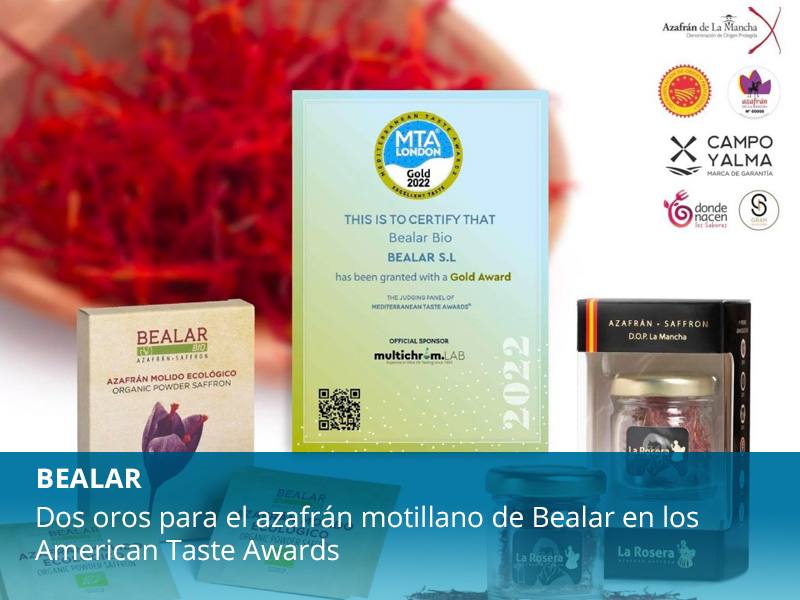 Dos oros para el azafrán motillano de Bealar - imagen 1