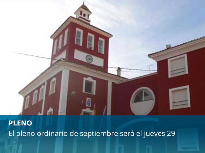 Pleno Ordinario Septiembre - imagen 1