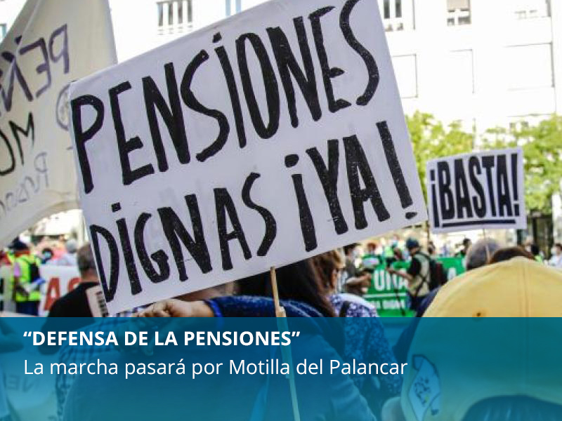 "Defensa de la Pensiones" pasará por Motilla - imagen 1