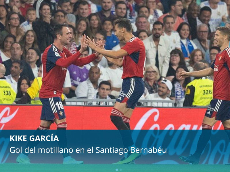 Kike García marca en el Santiago Bernabéu - imagen 1