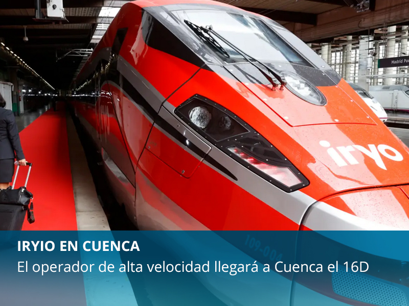 Iryo estará en Cuenca - imagen 1